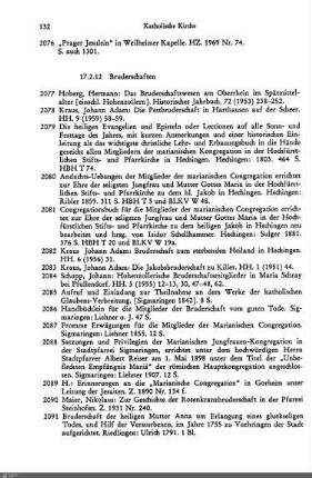 17.2.12 Bruderschaften