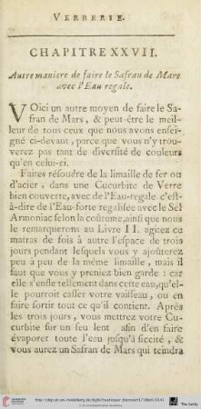 Chapitre XXVII