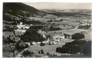 Foto-Postkarten vom Privatlazarett Hohenaschau: Hohenaschau und Umgebung von SO