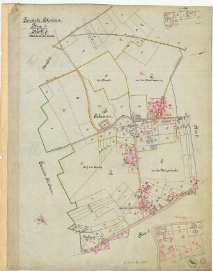 Gemeinde Lohausen Flur 1, Blatt 3