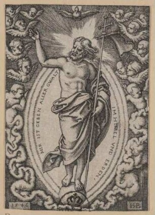 Christus auf der Weltkugel