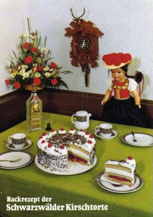 "Backrezept der Schwarzwälder Kirschtorte"