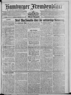 Hamburger Fremdenblatt, Abendausgabe