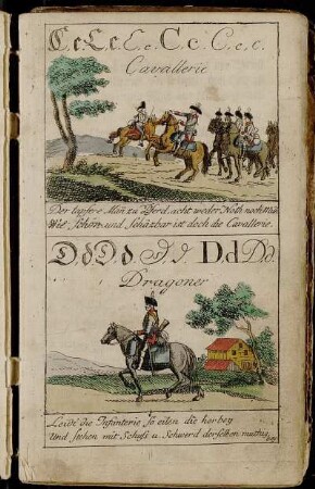 C. Cavallerie. - D. Dragoner.