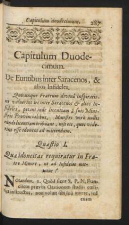 Capitulum Duodecimum.