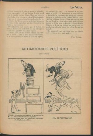 Actualidades políticas