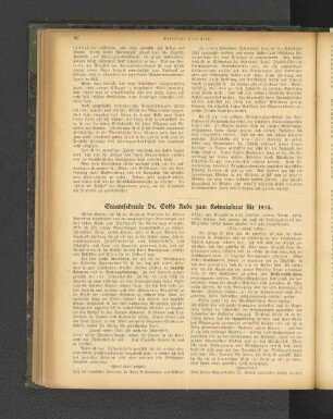 Staatssekretär Dr. Solfs Rede zum Kolonialetat für 1914.