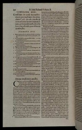 Consilium XXXI. - Consilium XL.