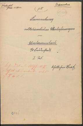 Konferenzaufsatz Untermusbach OA Freudenstadt II
