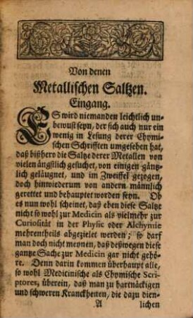 Gottfried Rothens, Weyland Med. D. und Practici in Leipzig, Anhang zu seiner Chymie : Handlend von denen Metallischen Saltzen und dem Schmertz-stillenden Schwefel des Vitriols