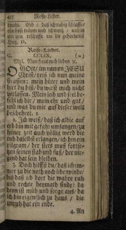 Reise-Lieder.