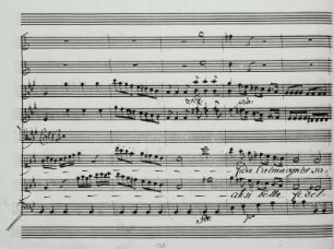 Duett Tancia/Sandrina "Deh mia cara in quest'istante", Parte II/9. Seite138 der Partitur