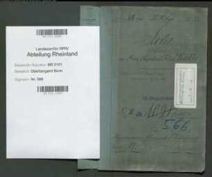 Kalle, Friedrich geb. 12.01.1837; Bergreferendar; ausgeschieden 1865; Prüfungs- u. Personalakten Band 2
