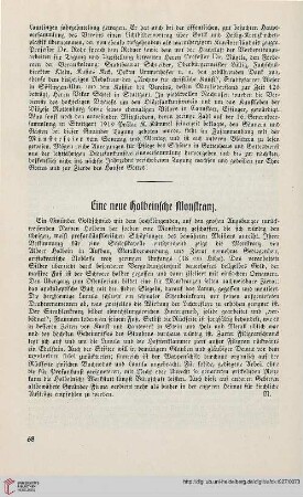42: Eine neue Holbeinsche Monstranz
