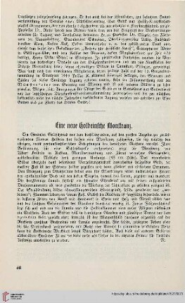 42: Eine neue Holbeinsche Monstranz