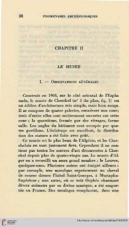Chapitre II: Le musée