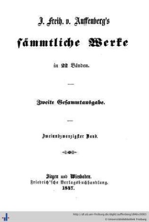 Timur in Tauris : heroisches Schauspiel in sechs Aufzügen: J. Freih. v. Auffenberg's sämmtliche Werke: in 22 Bänden