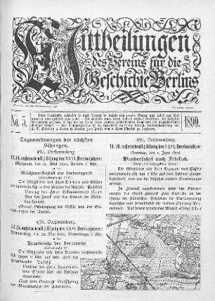 Tagesordnung der nächsten Sitzungen