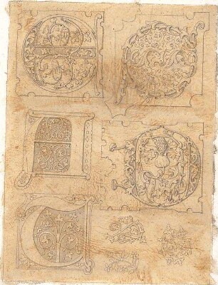 Voit, August von; Initiale - Ansichten, Details