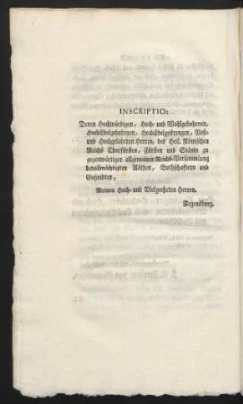 Inscriptio: