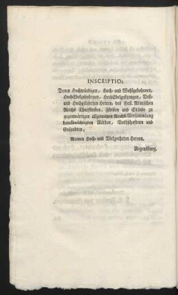Inscriptio: