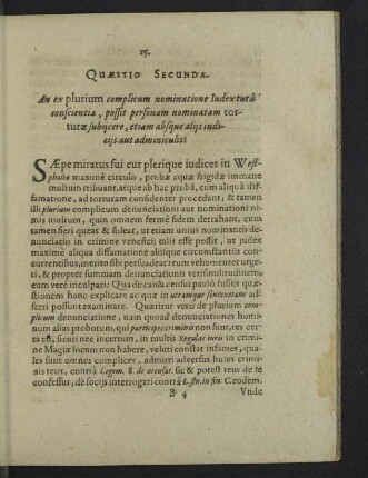 Quaestio secunda.