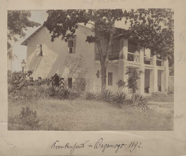 Hôpital de Bagamoyo 1892