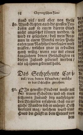 Das Sechzehente Capitul. - Das Zwantzigste Capitul.