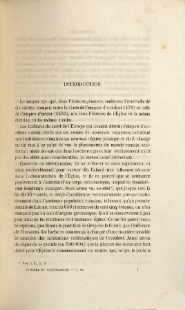 Histoire du Christianisme depuis son origine jusqu'à nos jours, III