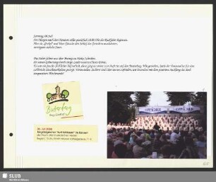 Konzert auf dem Butterberg bei Bischofswerda : Dirigent: Axel Langmann