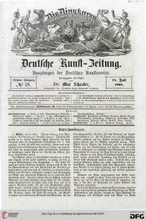 Nr. 28 (14. Juli 1861)
