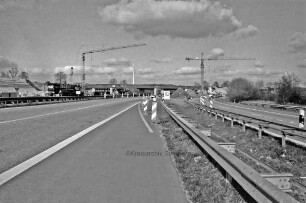 Bundesautobahn 1: Kreuz Hamburg-Ost: Baustelle: Neubau der Brückenüberführung der Bundesautobahn 24