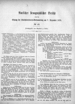 No. 40, 7. Dezember 1876