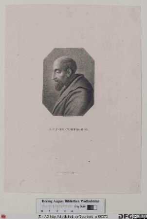 Bildnis Antonio Allegri, gen. Correggio