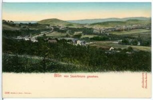 Bilin, von Sauerbrunn gesehen