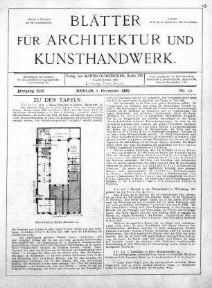 No. 12, 1. Dezember 1900