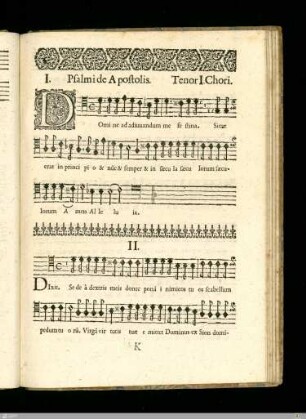 Psalmi de Apostolis in secundis Vesperis.