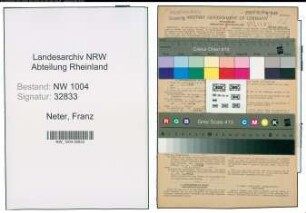 Entnazifizierung Franz Neter , geb. 05.06.1914 (Telegr.Arbeiter)