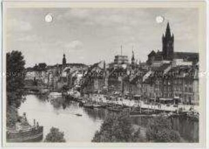 Königsberg in Preußen, Fischmarkt, Alte Universität, Pregel