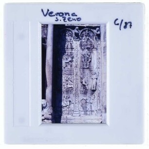 Verona, S. Zeno : Portal Relief rechts