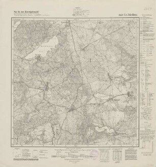 2659 (alte Nr.: 1246) Gr. Mellen, Topographische Karte 1:25000 (4cm - Karte)