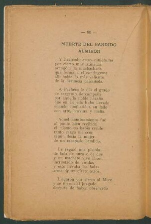 Muerte del bandido Almirón