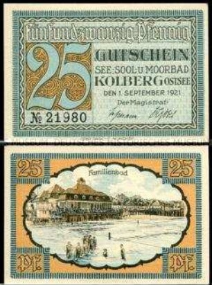 Kolberg, Notgeldserie, 25 Pfennig
