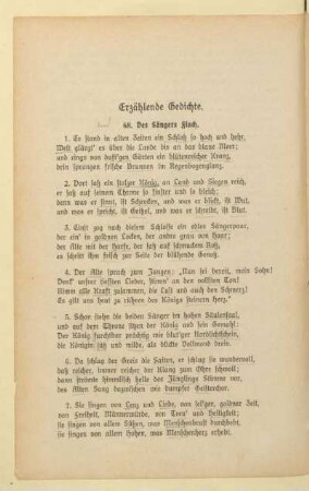 Erzählende Gedichte