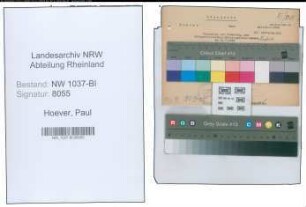 Entnazifizierung Paul Hoever , geb. 14.02.1884 ()