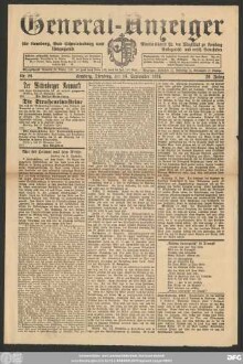 General-Anzeiger für Kemberg, Bad Schmiedeberg und Umgegend, Nr. 86 Kemberg, Dienstag, den 16. September 1924.