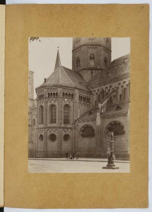 Münster, Bonn: Ansicht (aus: Skizzen- und Fotoalbum 8)