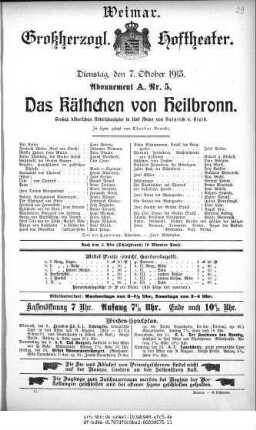 Das Käthchen von Heilbronn