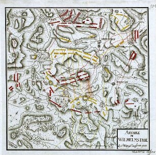 WHK 26 Deutscher Siebenjähriger Krieg 1756-1763: Plan der Schlacht bei Wilhelmsthal, 24. Juni 1762