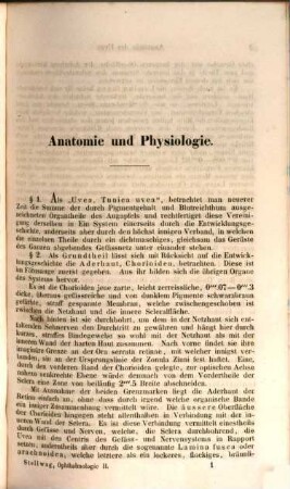 Die Ophthalmologie vom naturwissenschaftlichen Standpuncte aus bearbeitet, 2,1
